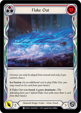 Flake Out (Red) [ELE056] [Tales of Aria] Unlimited Edition Rainbow Foil