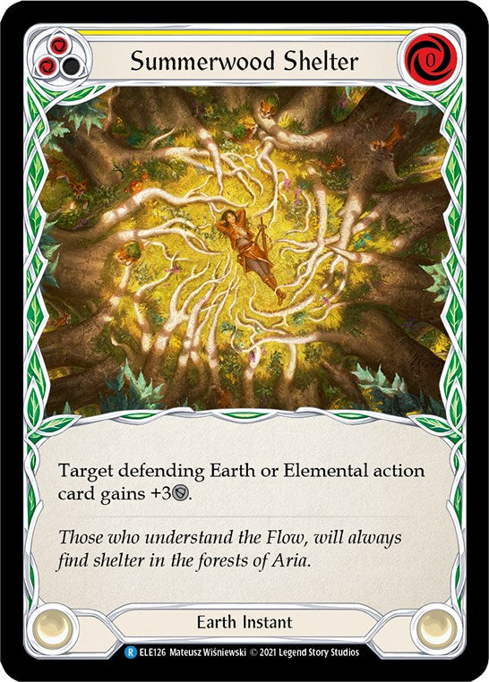 Summerwood Shelter (Yellow) [ELE126] [Tales of Aria] Unlimited Edition Normal