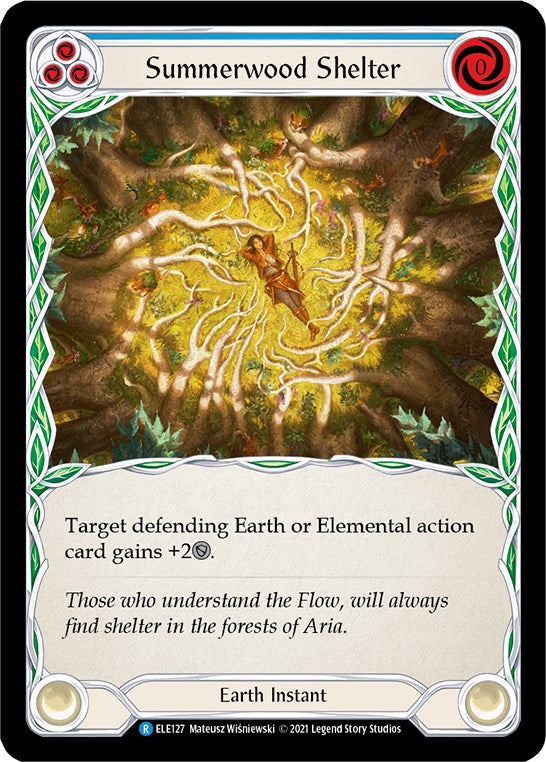 Summerwood Shelter (Blue) [ELE127] [Tales of Aria] Unlimited Edition Normal