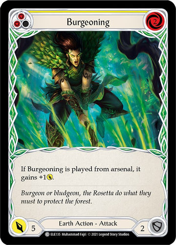 Burgeoning (Yellow) [ELE135] [Tales of Aria] Unlimited Edition Normal