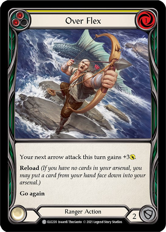 Over Flex (Yellow) [ELE220] [Tales of Aria] Unlimited Edition Rainbow Foil