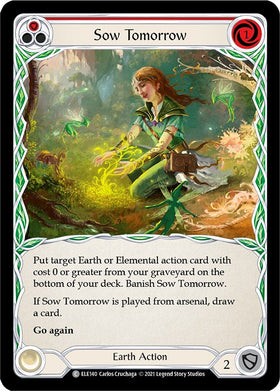Sow Tomorrow (Red) [ELE140] [Tales of Aria] 1st Edition Normal
