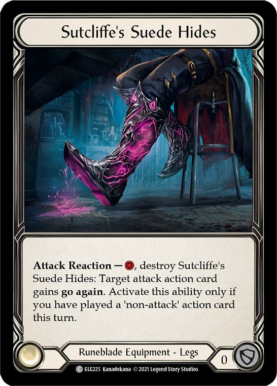 Sutcliffe's Suede Hides [ELE225] [Tales of Aria] Unlimited Edition Rainbow Foil