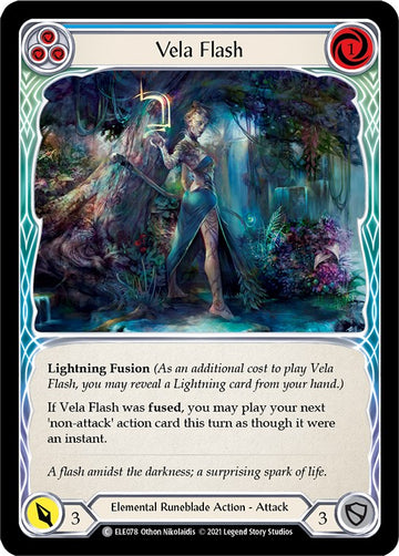 Vela Flash (Blue) [ELE078] [Tales of Aria] 1st Edition Normal