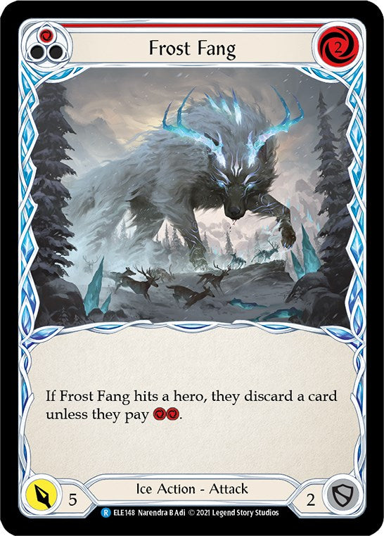 Frost Fang (Red) [ELE148] [Tales of Aria] Unlimited Edition Rainbow Foil