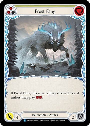 Frost Fang (Yellow) [ELE149] [Tales of Aria] 1st Edition Normal