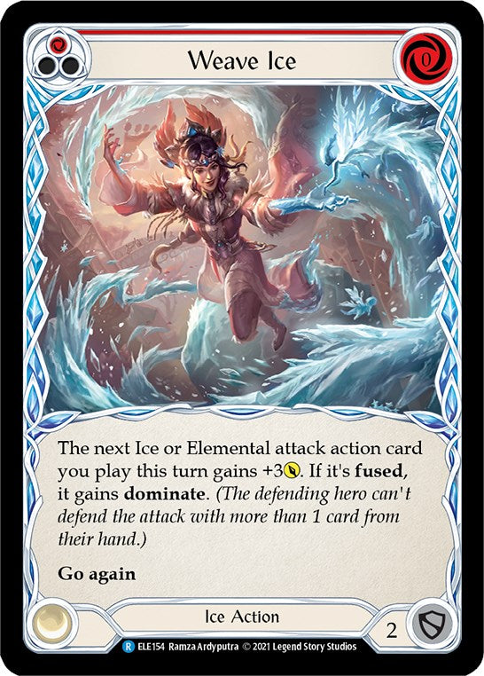 Weave Ice (Red) [ELE154] [Tales of Aria] Unlimited Edition Rainbow Foil