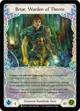 Briar, Warden of Thorns // Titan's Fist [ELE062 // ELE202] [Tales of Aria] Unlimited Edition Normal