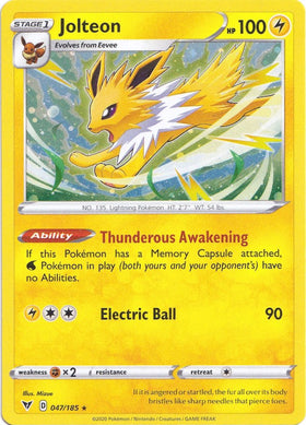 Jolteon (Cosmos Holo) [047/185] [Vivid Voltage] Holofoil