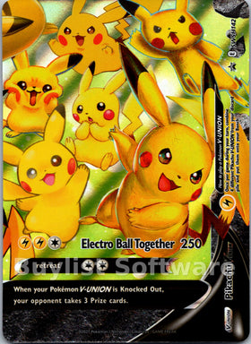 Pikachu V-Union [SWSH142] [Sword & Shield Promo Cards] Holofoil