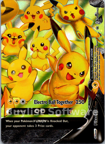 Pikachu V-Union [SWSH142] [Sword & Shield Promo Cards] Holofoil