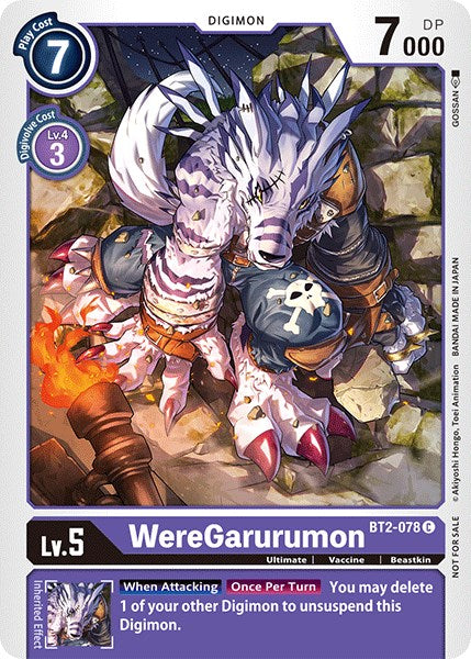 WereGarurumon - BT2-078 (Official Tournament Pack Vol.3) [BT2-078 C] [Release Special Booster 1.0]