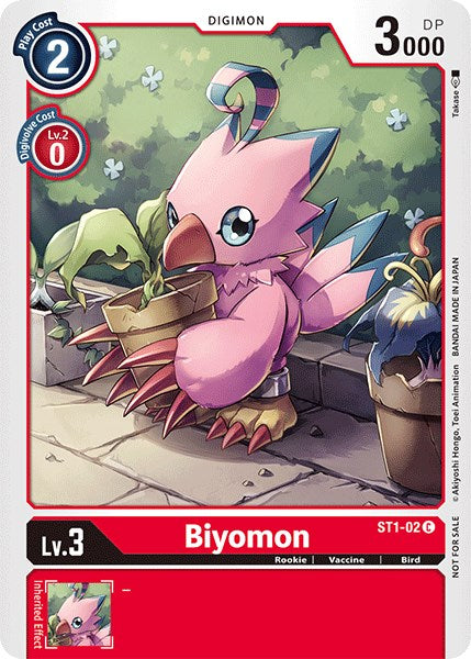 Biyomon (Official Tournament Pack Vol.3) [ST1-02] [Starter Deck 01: Gaia Red]