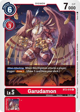 Garudamon (Official Tournament Pack Vol.3) [BT2-015] [Release Special Booster 1.0]