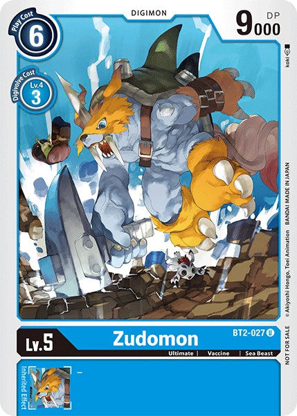 Zudomon - BT2-027 (Official Tournament Pack Vol.3) [BT2-027] [Release Special Booster 1.0]