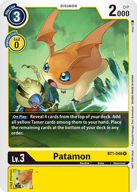 Patamon (Official Tournament Pack Vol.3) [BT1-048] [Release Special Booster 1.0]