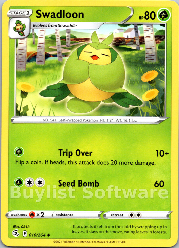 Swadloon [010/264] [Fusion Strike] Reverse Holofoil