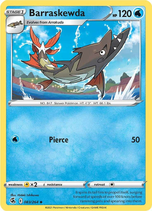 Barraskewda [083/264] [Fusion Strike] Reverse Holofoil