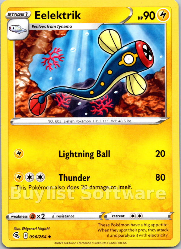 Eelektrik [096/264] [Fusion Strike] Reverse Holofoil
