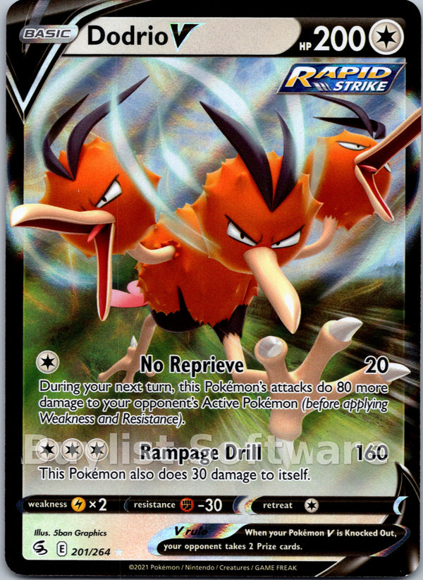 Dodrio V [201/264] [Fusion Strike] Holofoil