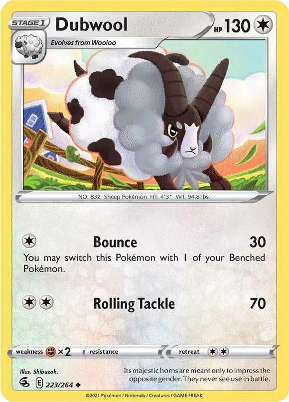Dubwool [223/264] [Fusion Strike] Reverse Holofoil