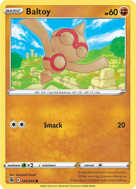 Baltoy [144/264] [Fusion Strike] Reverse Holofoil