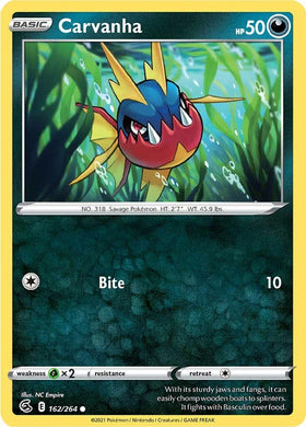 Carvanha [162/264] [Fusion Strike]