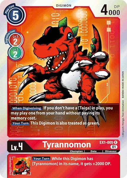 Tyrannomon [EX1-005] [Classic Collection] Foil