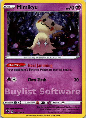 Mimikyu [081/189] [Darkness Ablaze] Holofoil