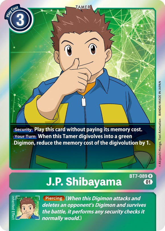 J.P. Shibayama [BT7-089] [Next Adventure] Foil