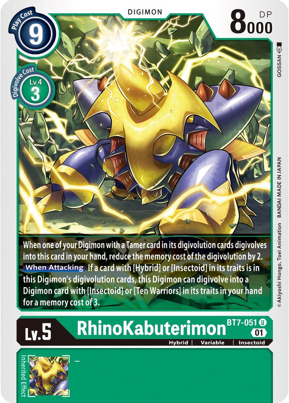 Rhinokabuterimon [BT7-051] [Next Adventure]