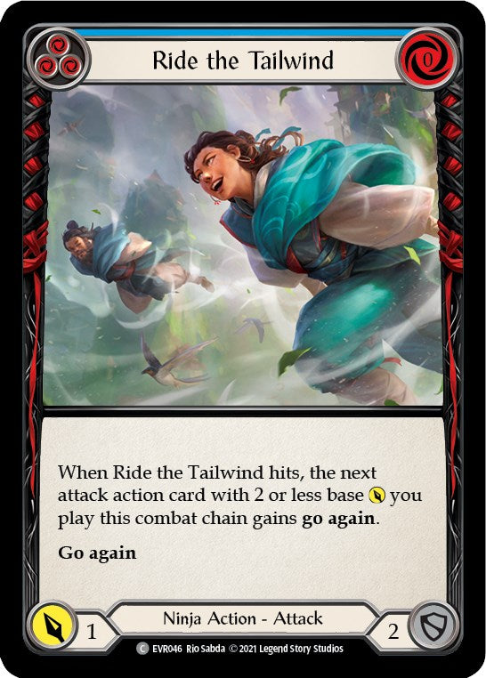 Ride the Tailwind (Blue) [EVR046] [Everfest] 1st Edition Rainbow Foil