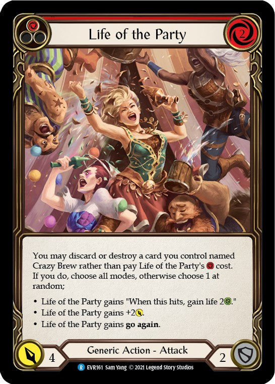 Life of the Party (Red) [EVR161] [Everfest] 1st Edition Normal
