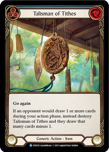 Talisman of Tithes [EVR192] [Everfest] 1st Edition Normal