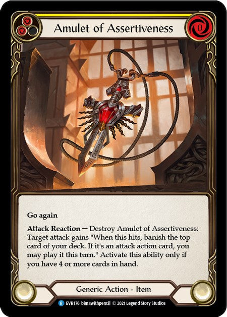 Amulet of Assertiveness [EVR176] [Everfest] 1st Edition Normal