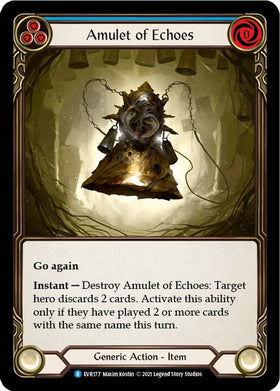 Amulet of Echoes [EVR177] [Everfest] 1st Edition Normal