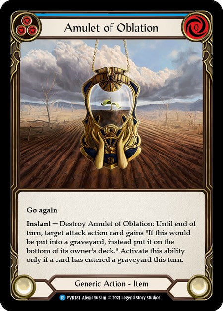 Amulet of Oblation [EVR181] [Everfest] 1st Edition Normal