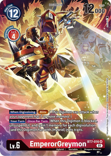 EmperorGreymon (Alternate Art) [BT7-016] [Next Adventure] Foil