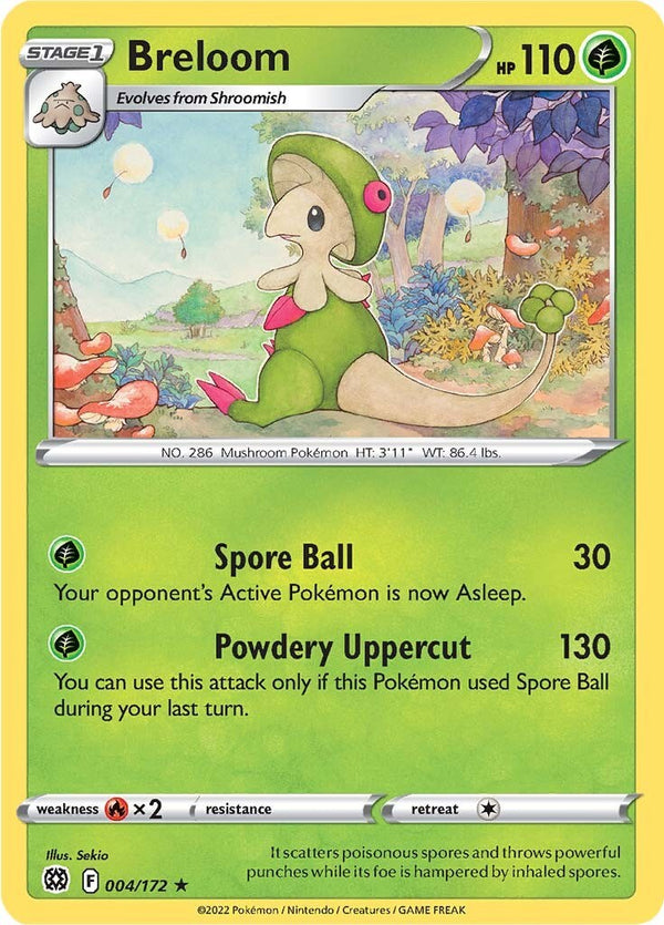 Breloom [004/172] [Brilliant Stars] Reverse Holofoil
