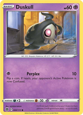 Duskull [060/172] [Brilliant Stars] Reverse Holofoil