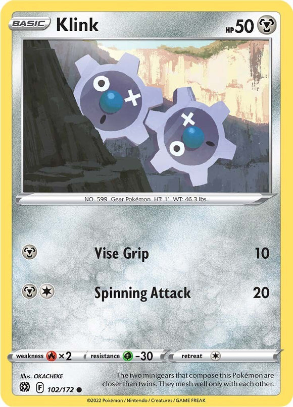 Klink [102/172] [Brilliant Stars] Reverse Holofoil