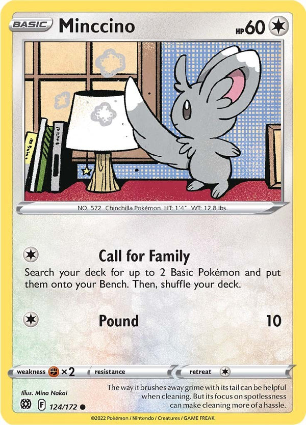 Minccino [124/172] [Brilliant Stars] Reverse Holofoil