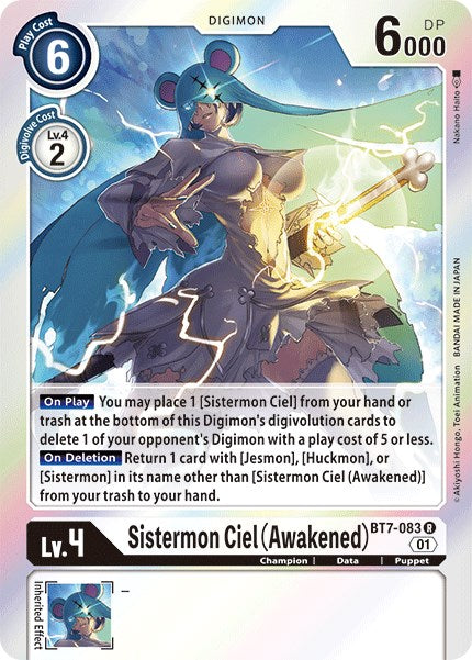 Sistermon Ciel (Awakened) [BT7-083] [Next Adventure] Foil