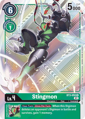 Stingmon (Official Tournament Pack Vol.4) [BT3-050] [Release Special Booster 1.0] Foil