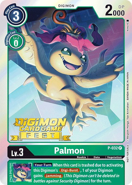 Palmon (Digimon Card Game Fest 2022) [P-032] [Digimon Promotion Cards] Foil