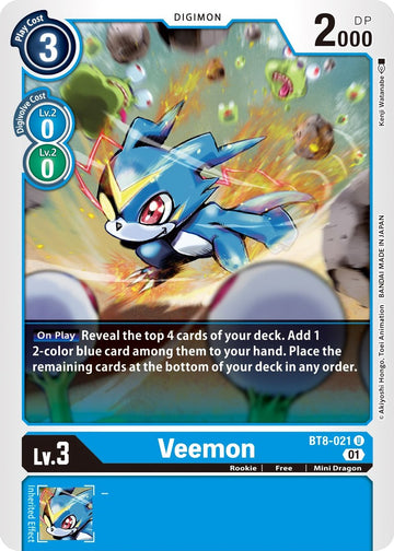 Veemon [BT8-021 U] [New Awakening]