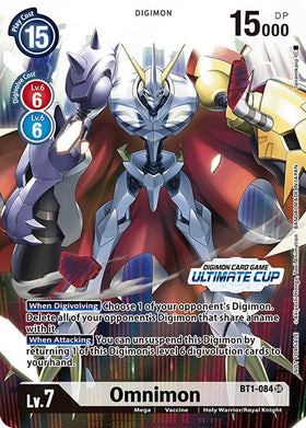 Omnimon (Ultimate Cup 2022) [BT1-084] [Release Special Booster 1.0] Foil