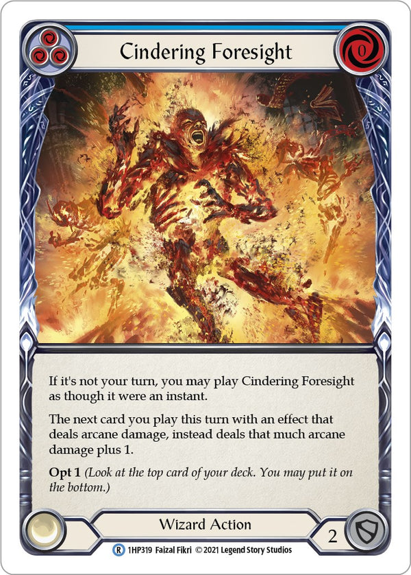 Cindering Foresight (Blue) [1HP319] [History Pack Vol.1]