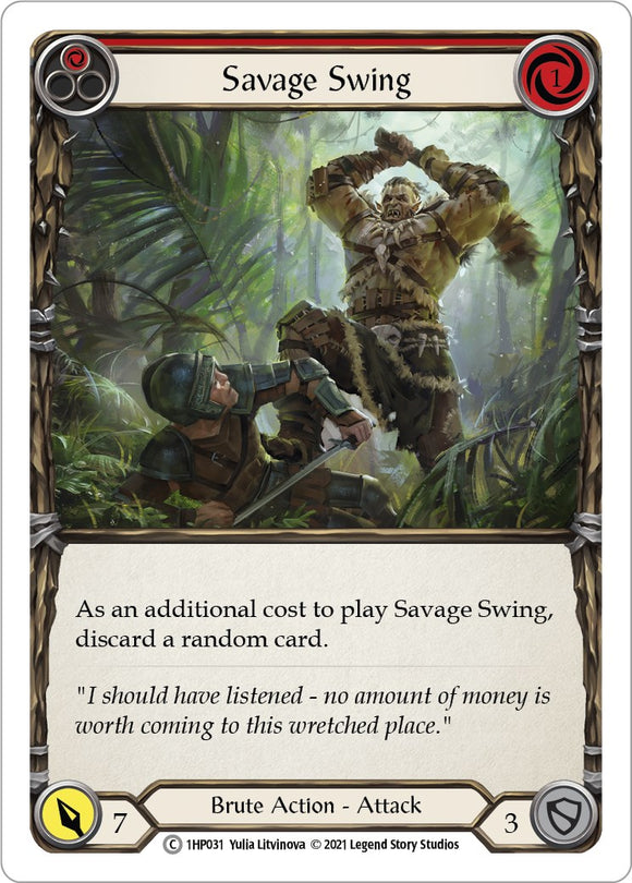 Savage Swing (Red) [1HP031] [History Pack Vol.1]