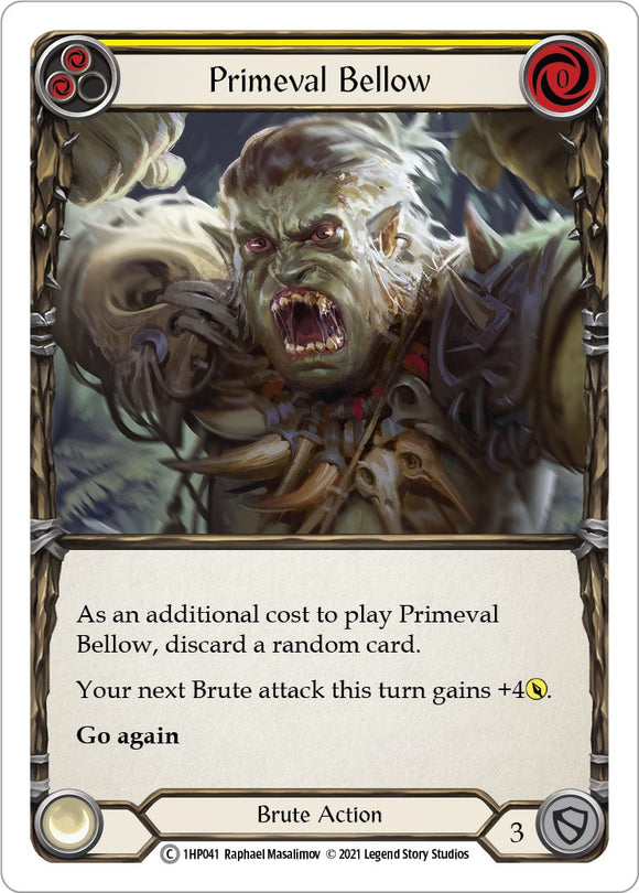 Primeval Bellow (Yellow) [1HP041] [History Pack Vol.1]